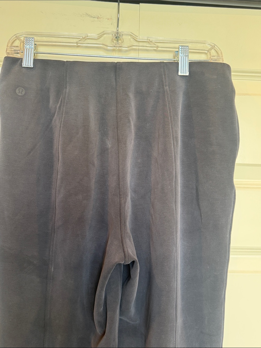 Lululemon brushed softstream MR Flared Pants Medium black NWT NEW - Picture 7 of 10